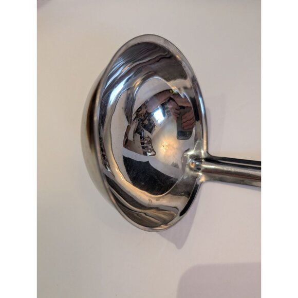 Stainless Steel Soup Ladle 8 Oz/237 Ml Made In India Durable Kitchen Utensil - Picture 2 of 8